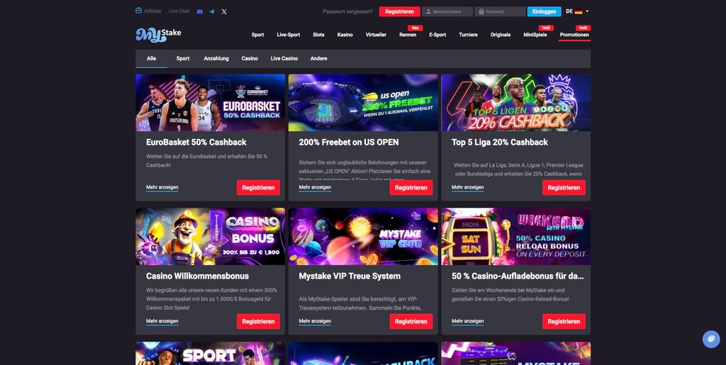 Mystake Aktionen