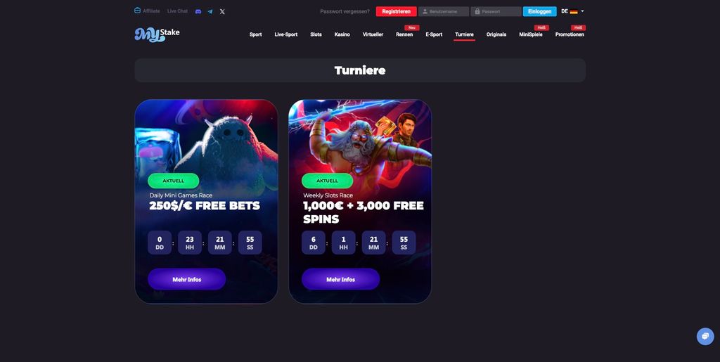 Mystake Turniere