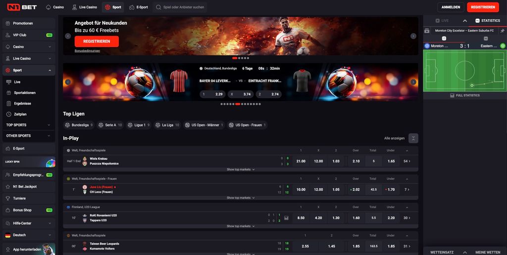 N1bet Bonus