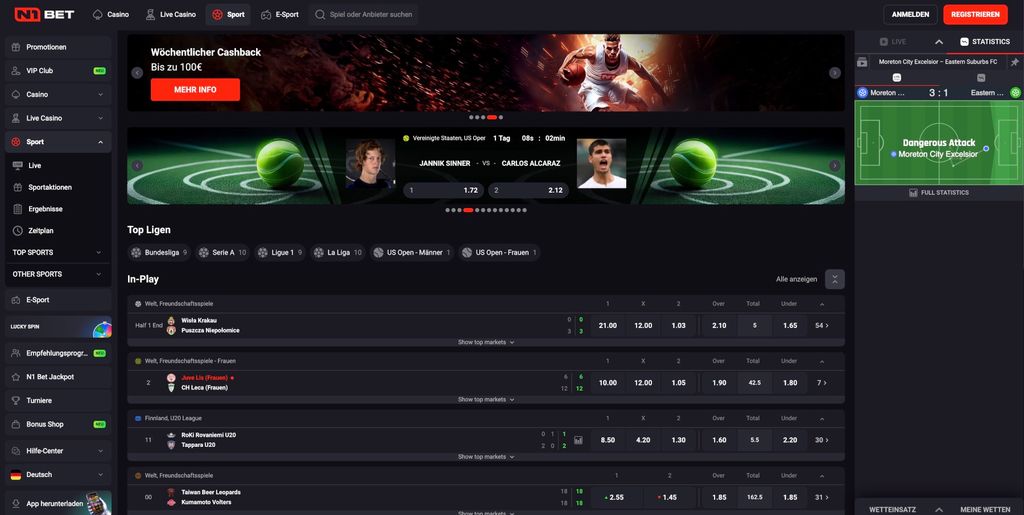 N1bet Sportwetten